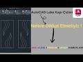 AutoCAD ile Lake Kapı Çizimi | Adım Adım Modern Kapı Tasarımı