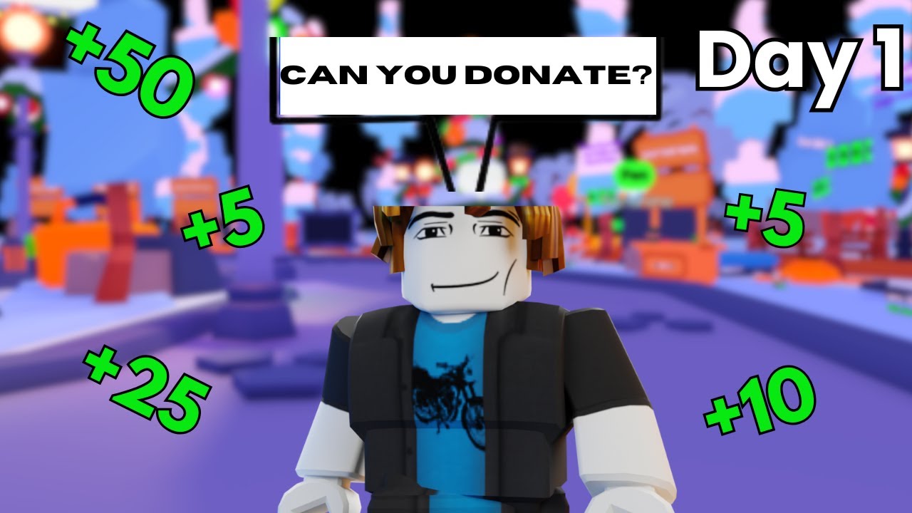 Raising 10k on an Alt Account DAY 1| Pls Donate| Roblox - YouTube