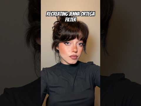 Recreating Jenna Ortega Makeup Filter