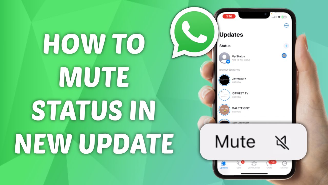 how-to-mute-status-on-whatsapp-latest-update-youtube