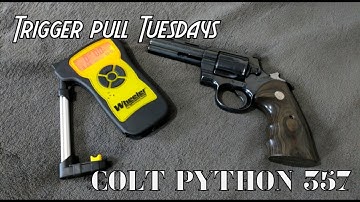 What is the trigger pull of a Colt Python?