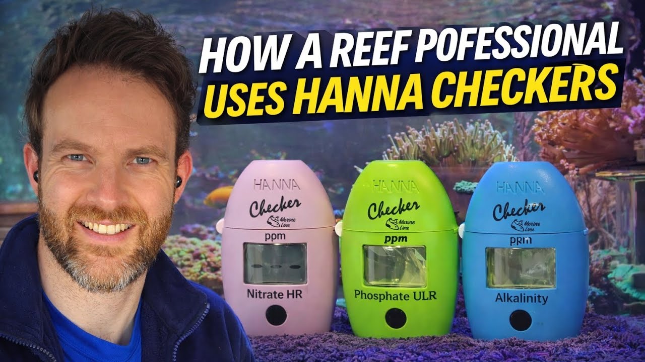 How a Reef Professional Uses Hanna Checkers | Nitrate, Phosphate & Alkalinity