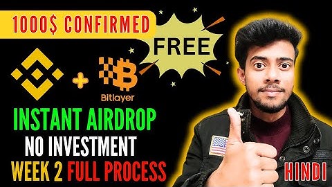 🔥 Binance Web3 Bitlayer Crypto Airdrop Full Tutorial Guide | Binance Bitlayer Airdrop