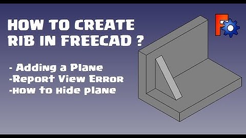 How to Create a Rib in FreeCAD?