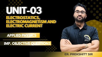 1st Semester Applied Physics - B II Important  Objective Questions  II Prekshitt Sir