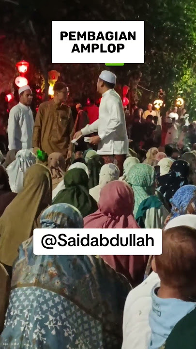 Viral tarawih dapat uang di Sumenep, sejak sore warga siap sholat tarawih #unik #seru #adaadaaja