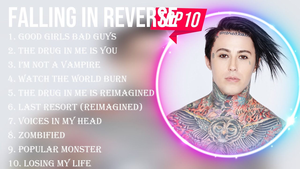 Top 10 songs Falling In Reverse 2024 ~ Best Falling In Reverse playlist 2024