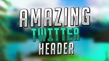 (Easy) Abstract Twitter Header Tutorial - Photoshop cs6