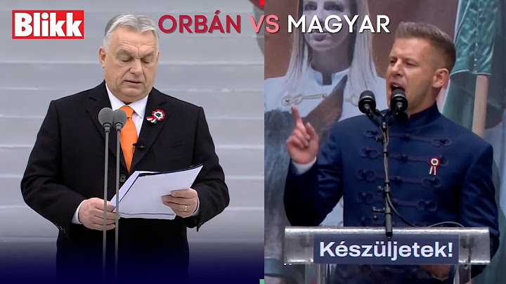 Orbán Viktor vs Magyar Péter beszédei - harc a hazáért 12 percben március 15-én