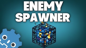 HOW TO MAKE AN ENEMY SPAWNER in GODOT (1 minute)
