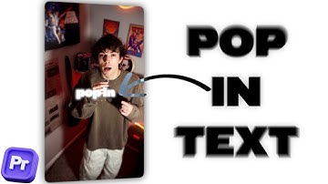 How to Make Your Text POP in Premiere Pro (Free Preset)
