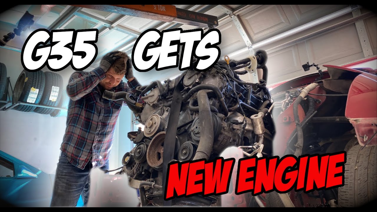 Infiniti G35 VQ35DE Engine Install | Drift Build Ep. 6