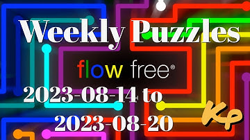 Flow Free - Weekly Puzzles - Extreme Rainbow - 2023-08-14 to 20 - August 14th to 20th 2023