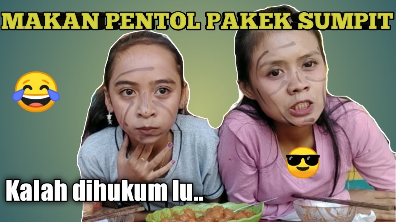 CHALLENGE MAKAN  PENTOL  PAKEK SUMPIT YouTube