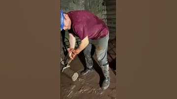 Remove the stone core after excavation of caves- good tools can improve work efficiency