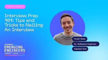 CodePath EES2024 CAPITAL ONE -  Interview Prep 101: Tips and Tricks to Nailing An Interview
