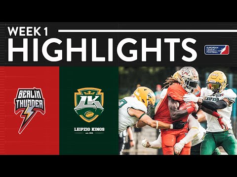 Berlin Thunder vs Leipzig Kings Week 1 | Game Highlights | European League of Football 2021