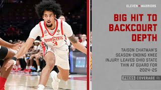 Press Coverage: Taison Chatman’s season-ending injury is a big hit to Ohio State’s backcourt depth