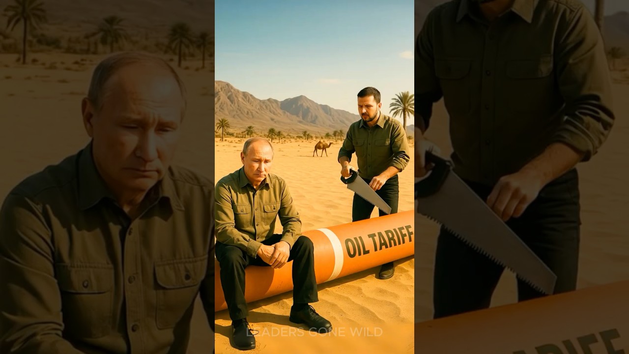 Putin SLIPS on Oil 💥 Zelensky’s Crazy Prank! 😂🌴