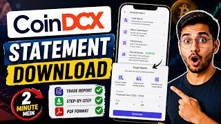 CoinDCX Profit & Loss Statement Download Kaise Kare ? Beginner Tutorial Hindi