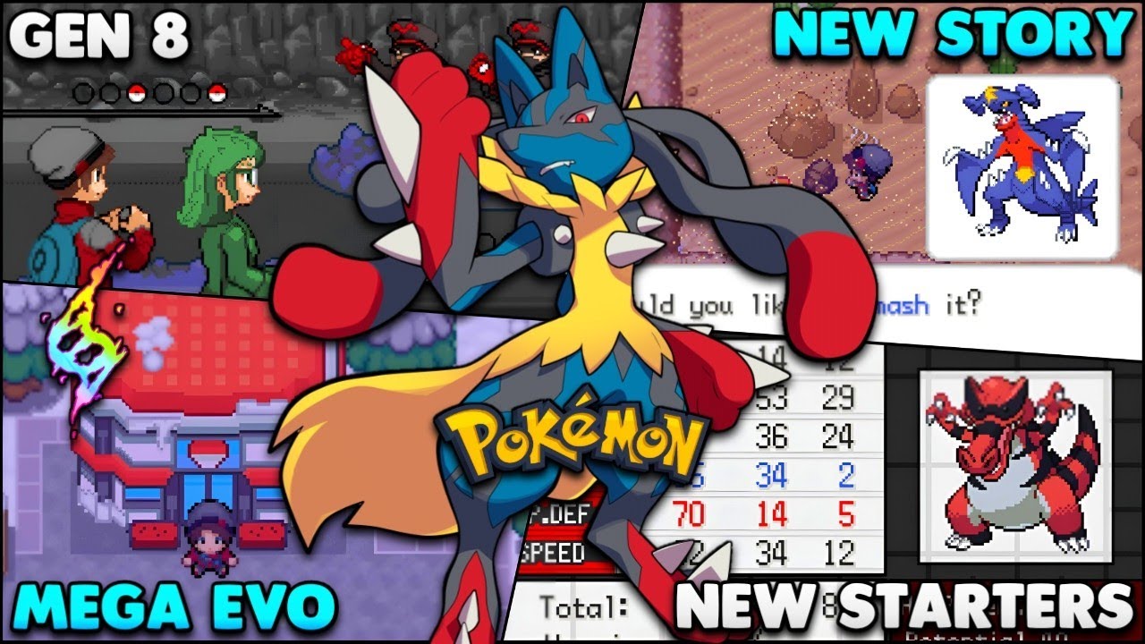 NEW! Completed Pokemon GBA ROM Hack With New Story, New Graphics, Gen 8 ...