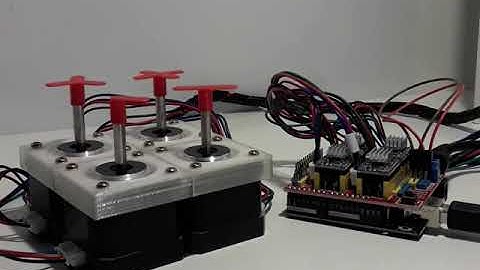 Yakety Sax - Stepper Motor Music - 4 Stepper Motor Organ playing MIDI Files