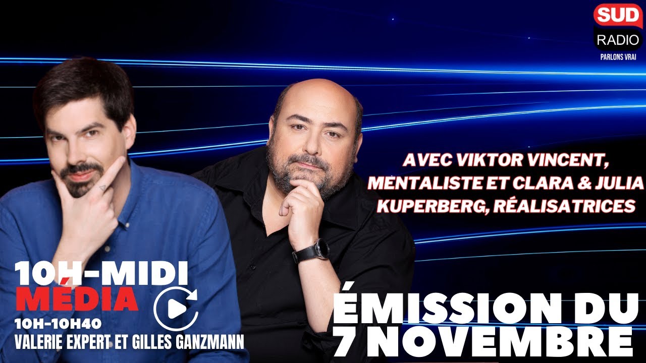 Viktor Vincent est l'invité de l'émission média du 7 novembre 2024