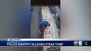 Vermont State Police identify alleged steak thief