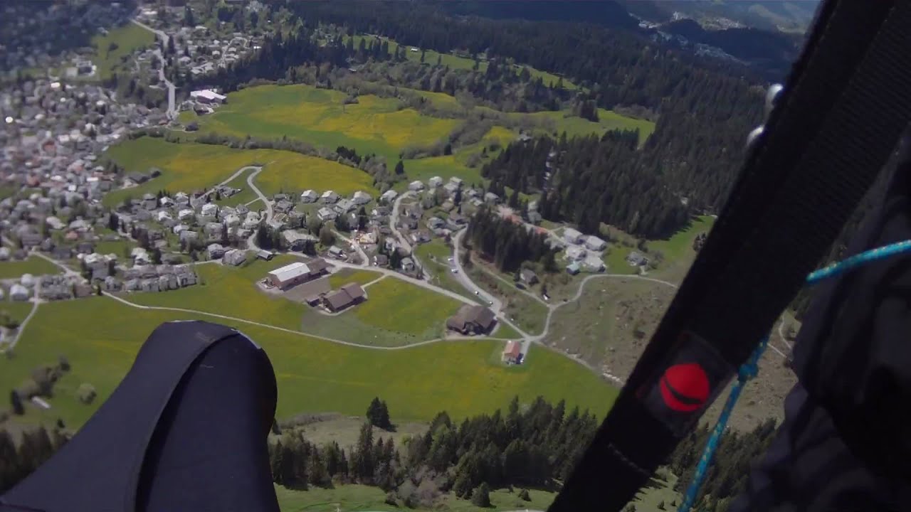 Flug ab Naraus, Test Liegegurtzeug Karpofly