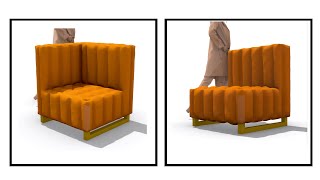 Rhino Grasshopper (Inflatable Sofa)