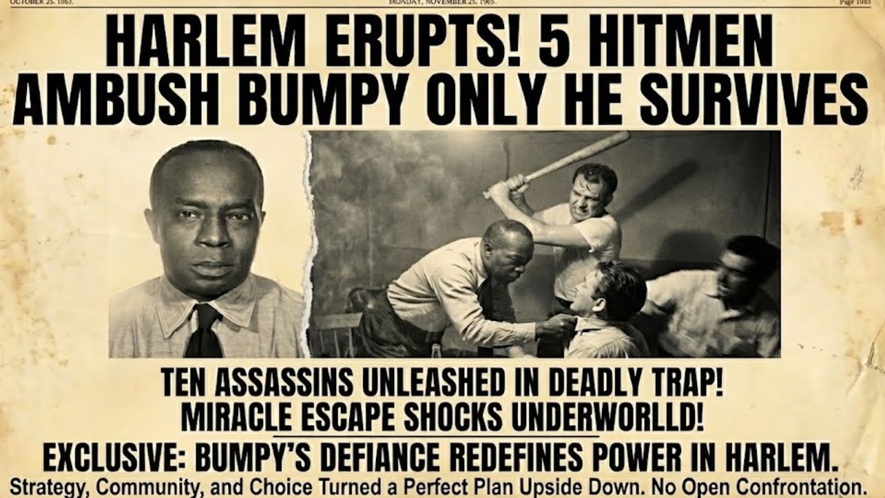10 Men AMBUSHED Bumpy Johnson — What Happened Next STUNNED Harlem