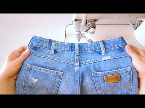 วิธีขยายเอวกางเกงยีนส์เอว26.5นิ้วเป็น28.5นิ้ว/how to enlarge jeans waist