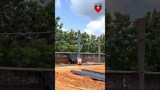 പണി തീരും, മിന്നൽ വേഗതയിൽ! #steelbuilding #prefabbuilding #kerala #shorts