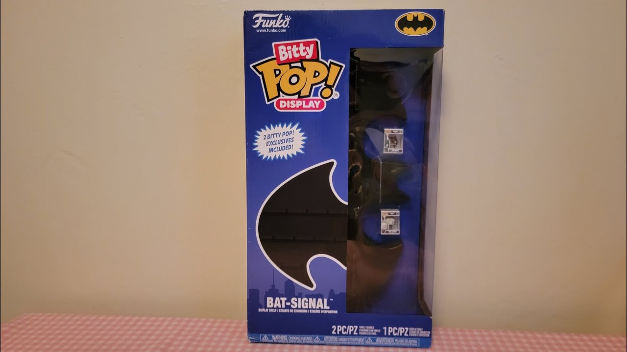 Funko Bitty Pop Display - Bat-Signal - Batman & The Joker
