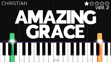Amazing Grace | EASY Piano Tutorial