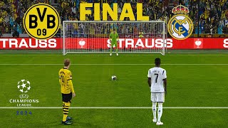 PES 2021 | Borussia Dortmund vs Real Madrid | Final UEFA Champions League (UCL) | Penalty Shootout