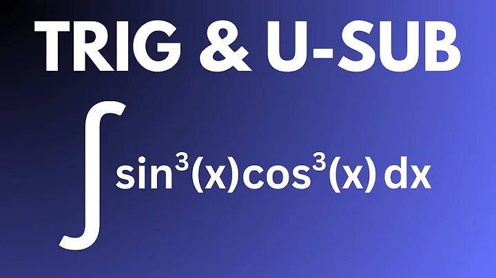 How to Integrate sin^3(x)cos^3(x) dx Using Trig Identities and U-Substitution (Step-by-Step)