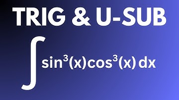 How to Integrate sin^3(x)cos^3(x) dx Using Trig Identities and U-Substitution (Step-by-Step)