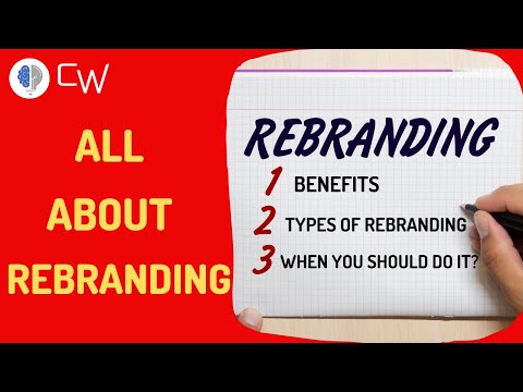 Video: Co Je Rebranding, Cíle A Fáze Rebrandingu
