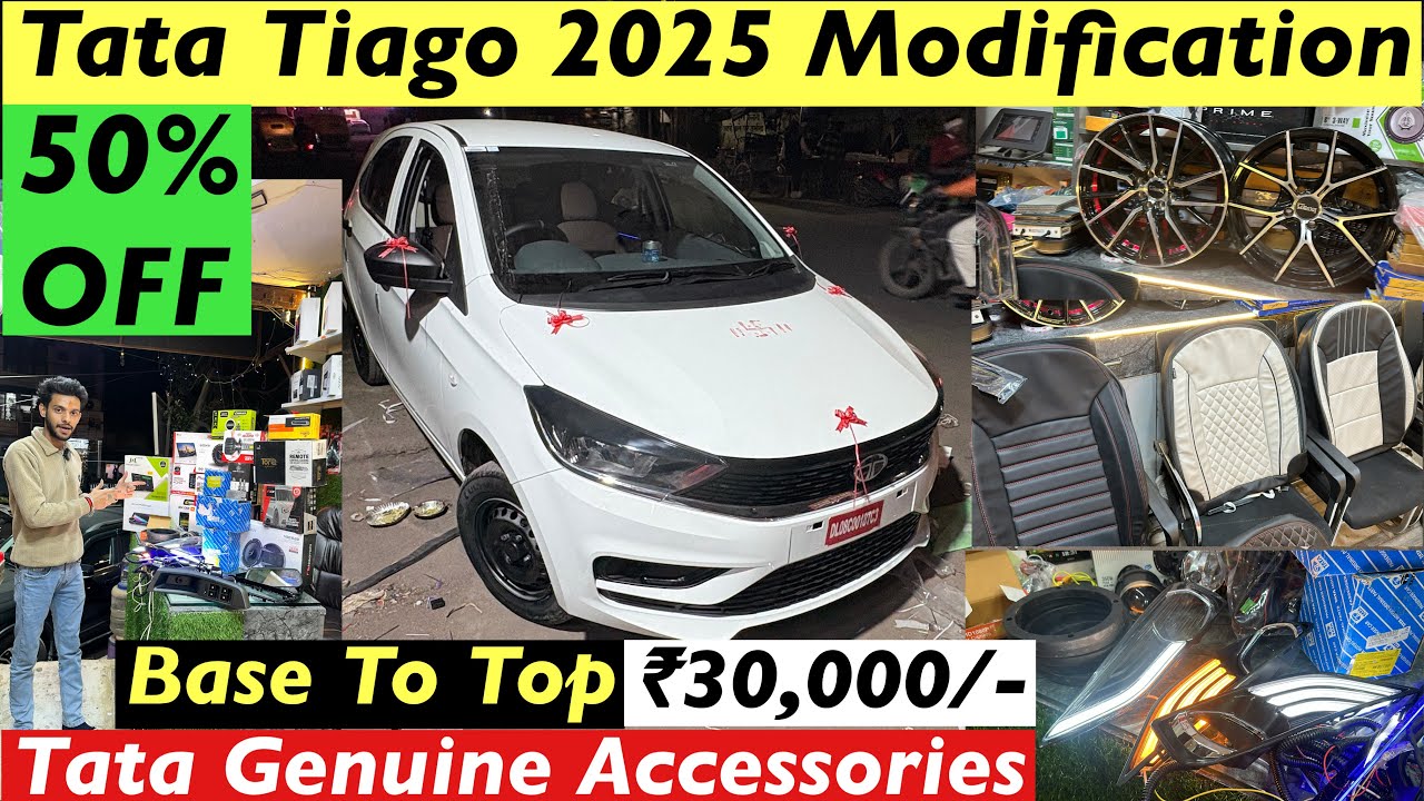 Tata Tiago Interior Modification | Tata Tiago XE Modification with ...
