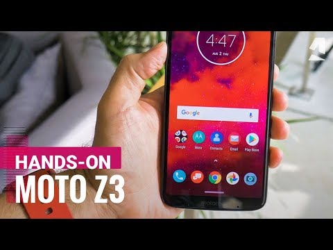 Moto Z3 개봉 및 실습