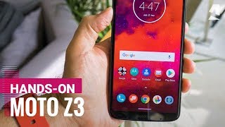 Moto Z3 unboxing and handson