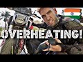 It gets too fing hot in india