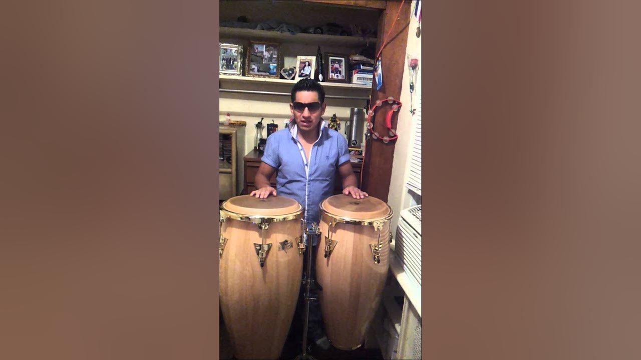 Congas merengue aprendiendo YouTube