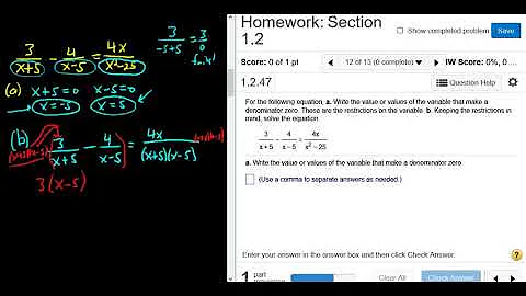 Solve the Rational Equation 3/(x + 5) - 4/(x - 5) = 4x/(x^2 - 25) College Algebra MyMathlab Homework