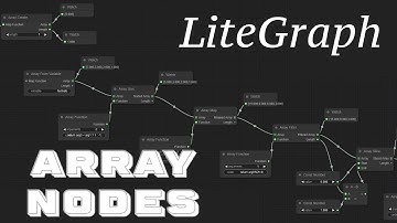 LiteGraph Array Nodes- Custom Nodes for Arrays