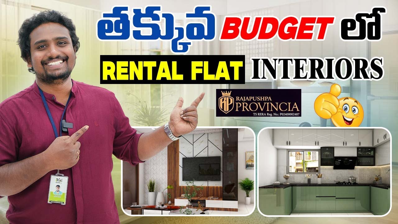 3BHK Rental Flat Interior Design | Budget-Friendly & Modern Interiors 