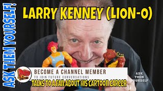 Larry Kenney (Lion-O on the Thundercats) talks to a fan about his cartoon career