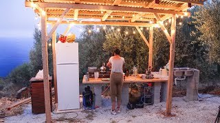 19. Start building an outdoor kitchen in our off grid paradise