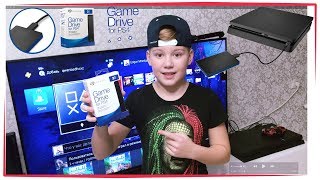 Расширяем память PS4 50 игр Seagate Game Drive for PS4 2TB USB 3.0 Unboxing and Setup